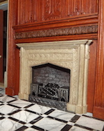 Giac Dell'accio has set the PF11 set in a beautiful panelled room